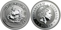  1 доллар Елизавета II. Лунар. Год козы 2003 год, фото 1 