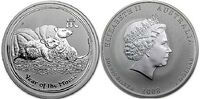  1 доллар Елизавета II. Лунар. Год Крысы. 2008 год, фото 1 