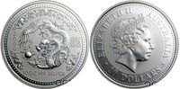  10 долларов Елизавета II. Лунар. Год Дракона. 2000, фото 1 