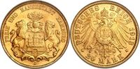  20 марок. Гамбург. 1893-1913 год, фото 1 