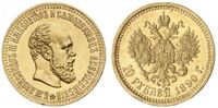  10 рублей 1890 года (золото, Александр III), фото 1 
