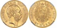  20 марок Альберт. Королевство Саксония. 1874-1878, фото 1 