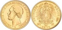  20 марок. Фридрих Вильгельм. Микленбург. 1873 год, фото 1 
