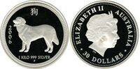  30 долларов. Елизавета II. Лунар. Год Собаки. 2006, фото 1 
