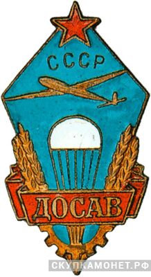  Членский знак ДОСАВ, знаки добровольных обществ и общественных организаций, фото 1 