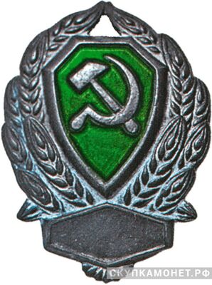  Нагрудный знак рядового состава ведомственной милиции, фото 1 