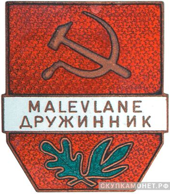  Знак &amp;quot;Дружинник&amp;quot; Эстонская ССР, фото 1 