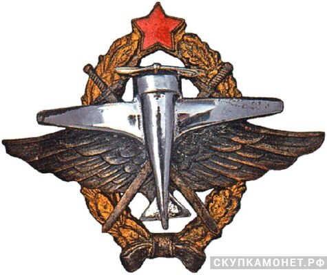  Знак за окончание школы летчиков, фото 1 