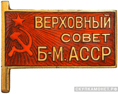  Жетон «Депутат ВС Бурят-Монгольской АССР», знаки и жетоны членов ЦИК и депутатов Верховных Советов, фото 1 