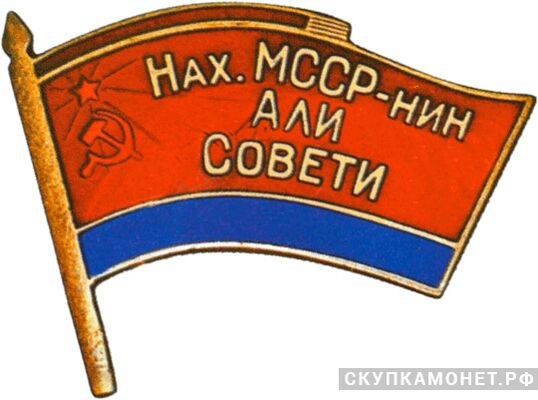  Жетон «Депутат ВС Нахичеванской АССР», знаки и жетоны членов ЦИК и депутатов Верховных Советов, фото 1 