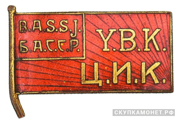  Жетон «Член ЦИК Башкирской АССР», знаки и жетоны членов ЦИК и депутатов Верховных Советов, фото 1 