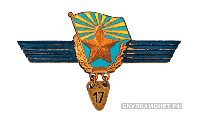  Знак «За сверхсрочную службу в ВВС», фото 1 
