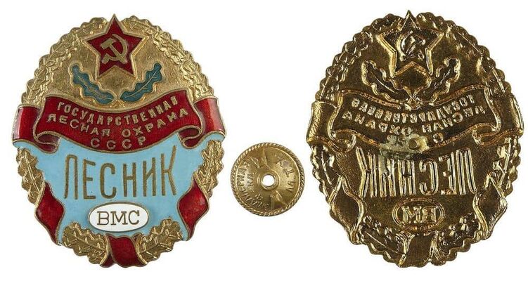  Знак военного лесника. Военное министерство СССР., фото 1 