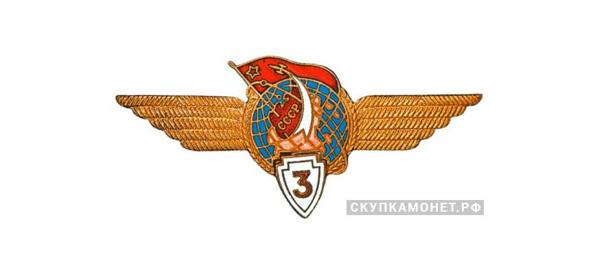  Знак «Летчик-космонавт 3-го класса», фото 1 