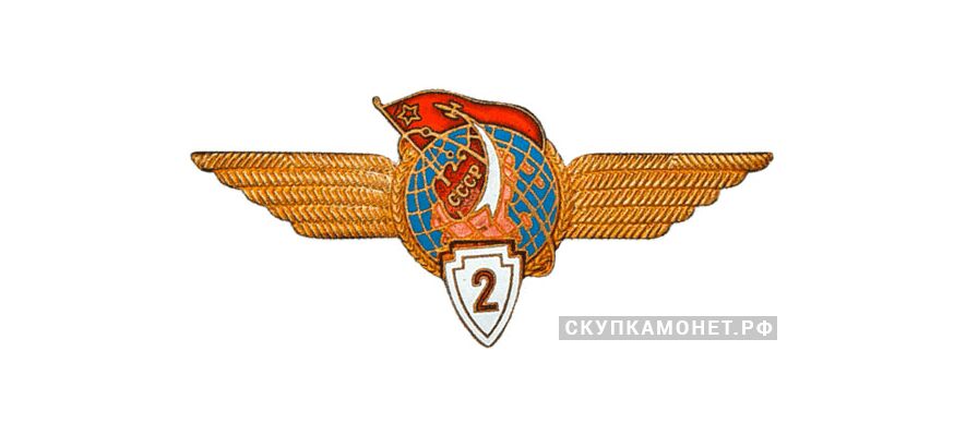  Знак «Летчик-космонавт 2-го класса», фото 1 
