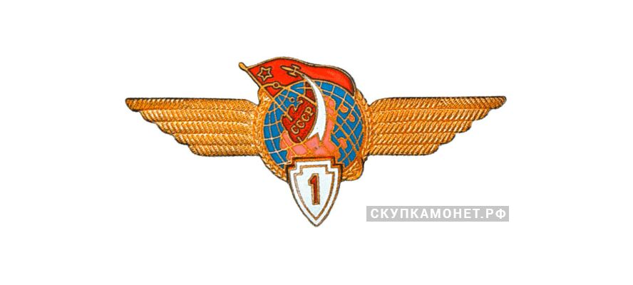  Знак «Летчик-космонавт 1-го класса», фото 1 