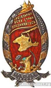  Знак "1917-24 от Ц.И.К. Крымской ССР", фото 1 