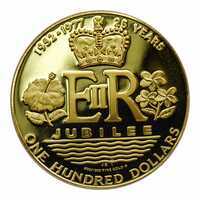  100 Долларов 1977 года, 25 лет Правления, фото 1 