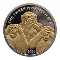  4000 Шиллингов 2006 года, Три обезьяны, фото 1 