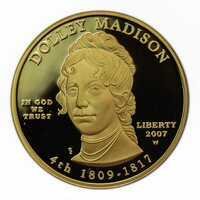  10 Долларов 2007 года, Долли Мэдисон, фото 1 