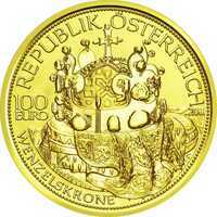  100 Евро 2011 года, Корона святого Вацлава, фото 1 