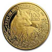  100 Евро 2016 года, Дикая природа в нашем видении – Лиса, фото 1 