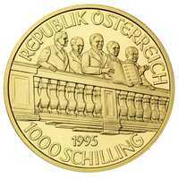  1000 Шиллингов 1995 года, 50 лет Второй Республике, фото 1 