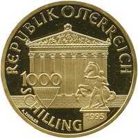 1000 Шиллингов 1995 года, Зевс, фото 1 