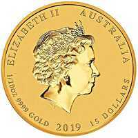  15 Долларов 2019 года, Год свиньи, фото 1 