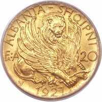  20 франга ари 1926-1927 года, Георгий Кастриоти, фото 1 