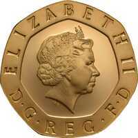  20 пенсов 2002-2008г, Регулярный выпуск, фото 1 
