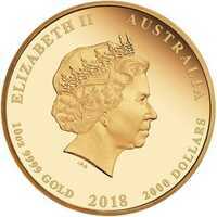  2000 Долларов 2018 года, Монеты с инкрустацией – Феникс, фото 1 