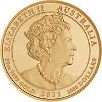  2000 Долларов 2021 года, Монеты с инкрустацией – Лошадь, фото 1 