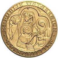  500 Шиллингов 2000 года, 2000 лет Иисуса Христа, фото 1 