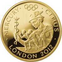  25 фунтов 2010г, XXX летние Олимпийские Игры, Лондон 2012 /Меркурий/, фото 1 