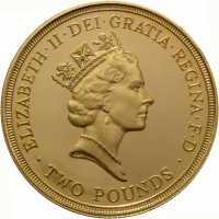  2 фунта 1994г, 300 лет Банку Англии, фото 1 