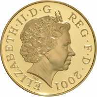  5 фунтов 2001г, 100 лет со дня смерти Королевы Виктории, фото 1 