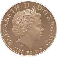  5 фунтов 2006г, 80 лет со дня рождения Королевы Елизаветы II, фото 1 