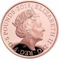  5 фунтов 2019г, 200 лет со дня рождения Королевы Виктории, фото 1 