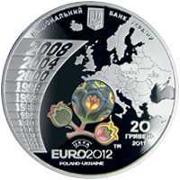  20 гривен 2011 года, Финальный турнир чемпионата Европы по футболу 2012, фото 1 