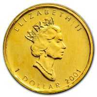  1 доллар 1993 - 2003 годов, Кленовый лист, фото 1 