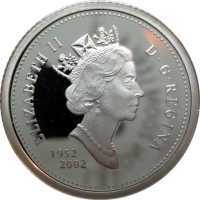  10 центов 2002 года, 50 лет правлению Королевы Елизаветы II, фото 1 