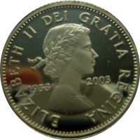  10 центов 2003 года, 50 лет коронации Елизаветы II, фото 1 