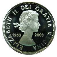  5 центов 2002 года, 50 лет правлению Королевы Елизаветы II, фото 1 
