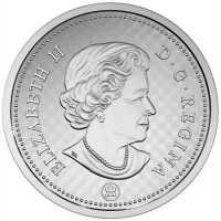 5 центов 2016 года, Цветной бобр (5 унций серебра), фото 1 