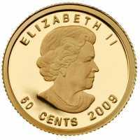  50 центов 2009 года, Кленовый лист, фото 1 