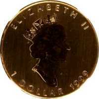  1 доллар 1999 года, Кленовый лист, фото 1 