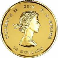  10 долларов 2016 года, 90-летие королевы Елизаветы II, фото 1 