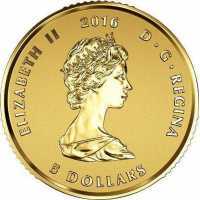  5 долларов 2016 года, 90-летие королевы Елизаветы II, фото 1 