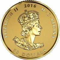  50 долларов 2016 года, 90 лет королевы Елизаветы II, фото 1 